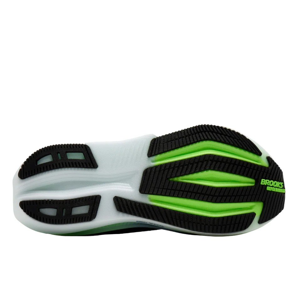 Brooks Men's Glycerin Max 2 Running Shoes in Phantom/White/Green Gecko SS26 - Image 4