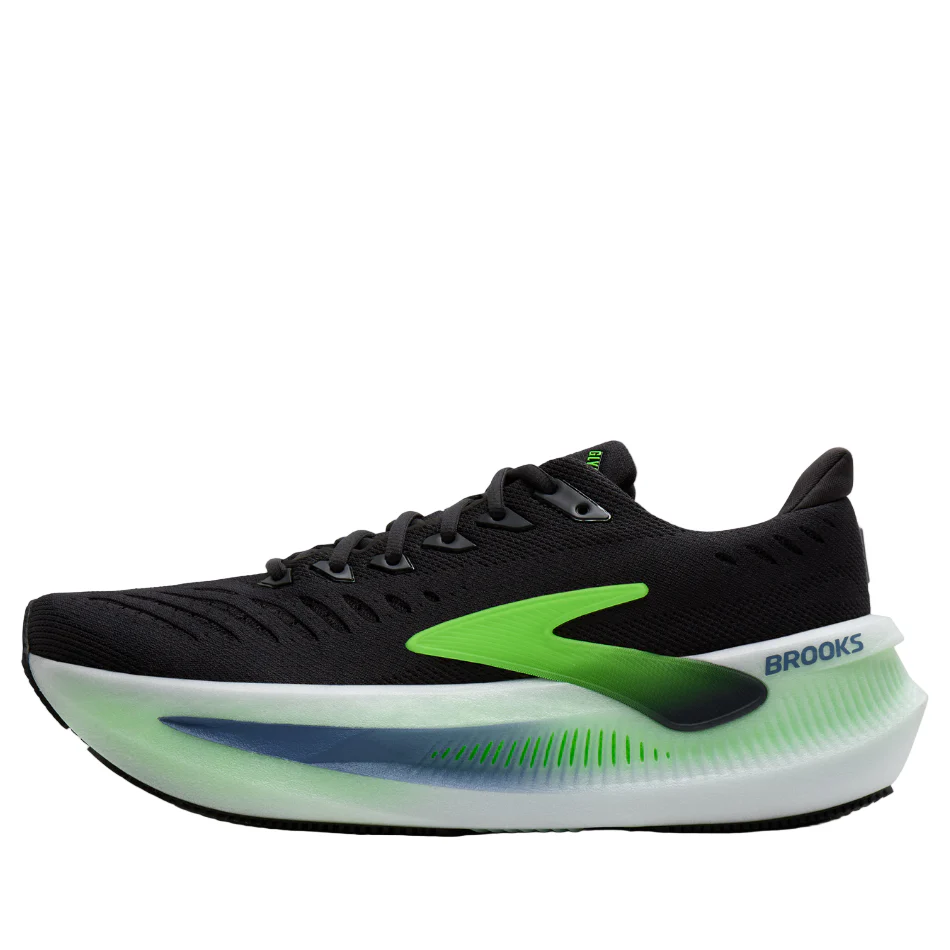 Brooks Men's Glycerin Max 2 Running Shoes in Phantom/White/Green Gecko SS26 - Image 5