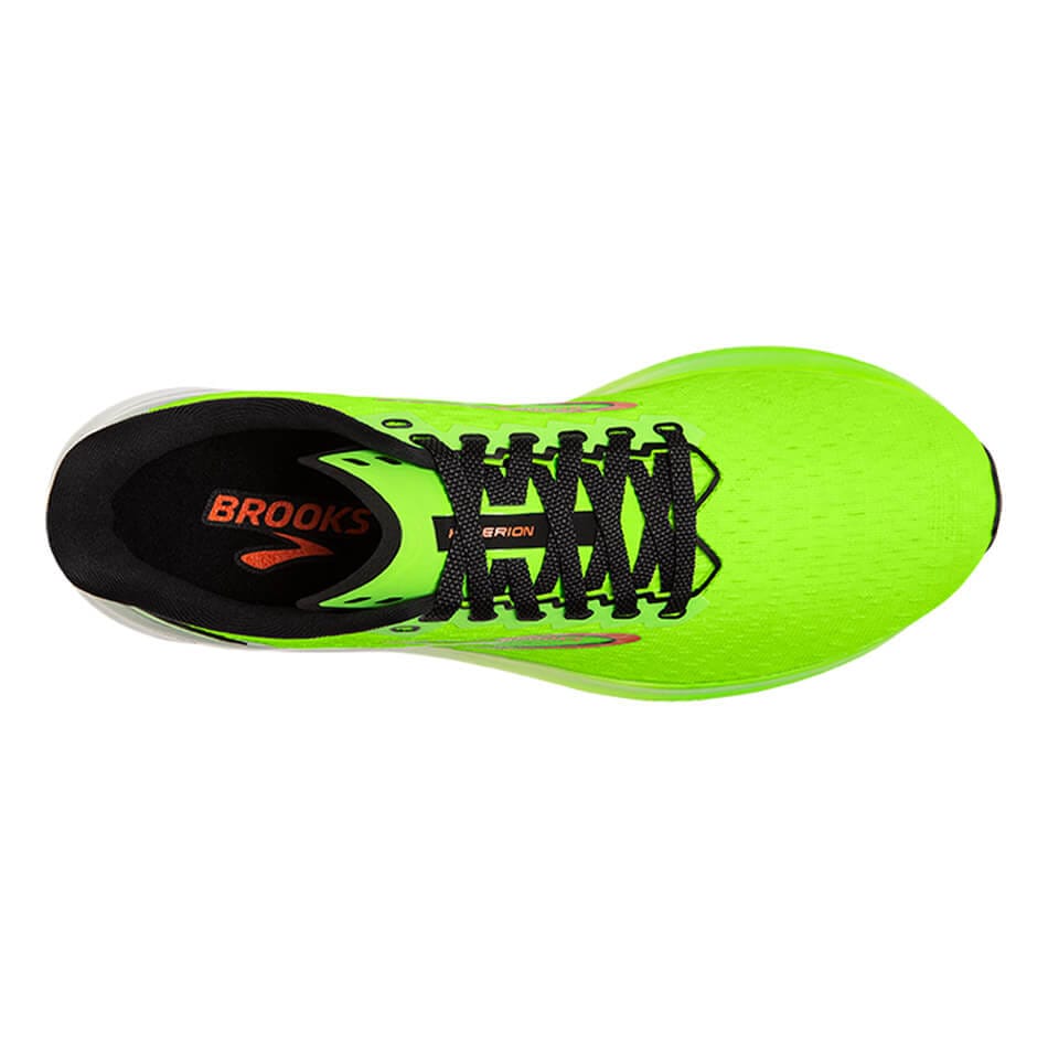 Brooks Men's Hyperion Running Shoes in Green/White AW23 - Image 5