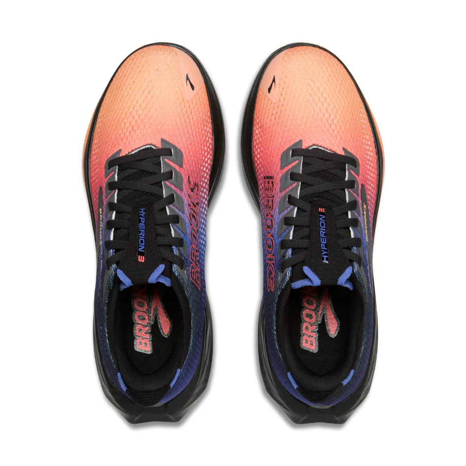 Brooks Men's Hyperion 3 Running Shoes in Blue/Coral/Papaya SS26 - Image 2