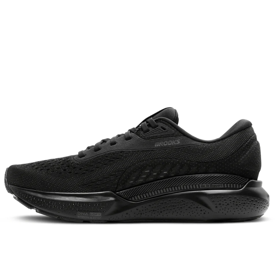 Brooks Women's Adrenaline GTS 24 Running Shoes in Black/Black/Ebony SS25 - Image 5