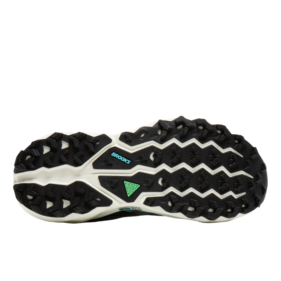 Brooks Women's Cascadia 19 Trail Running Shoes in Rabbit/Black/Bluefish SS26 - Image 4