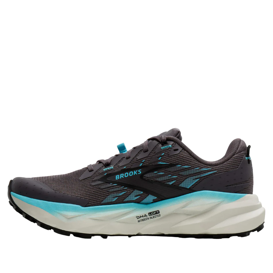 Brooks Women's Cascadia 19 Trail Running Shoes in Rabbit/Black/Bluefish SS26 - Image 5