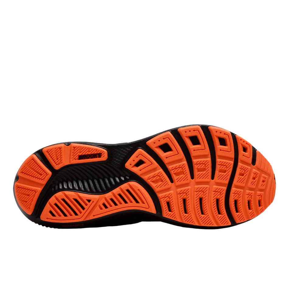 Brooks Women's Ghost 17 Running Shoes in Black/Orange AW25 - Image 4
