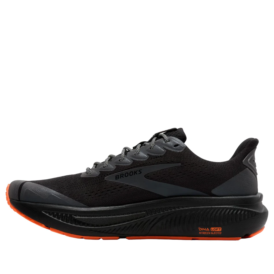 Brooks Women's Ghost 17 Running Shoes in Black/Orange AW25 - Image 5
