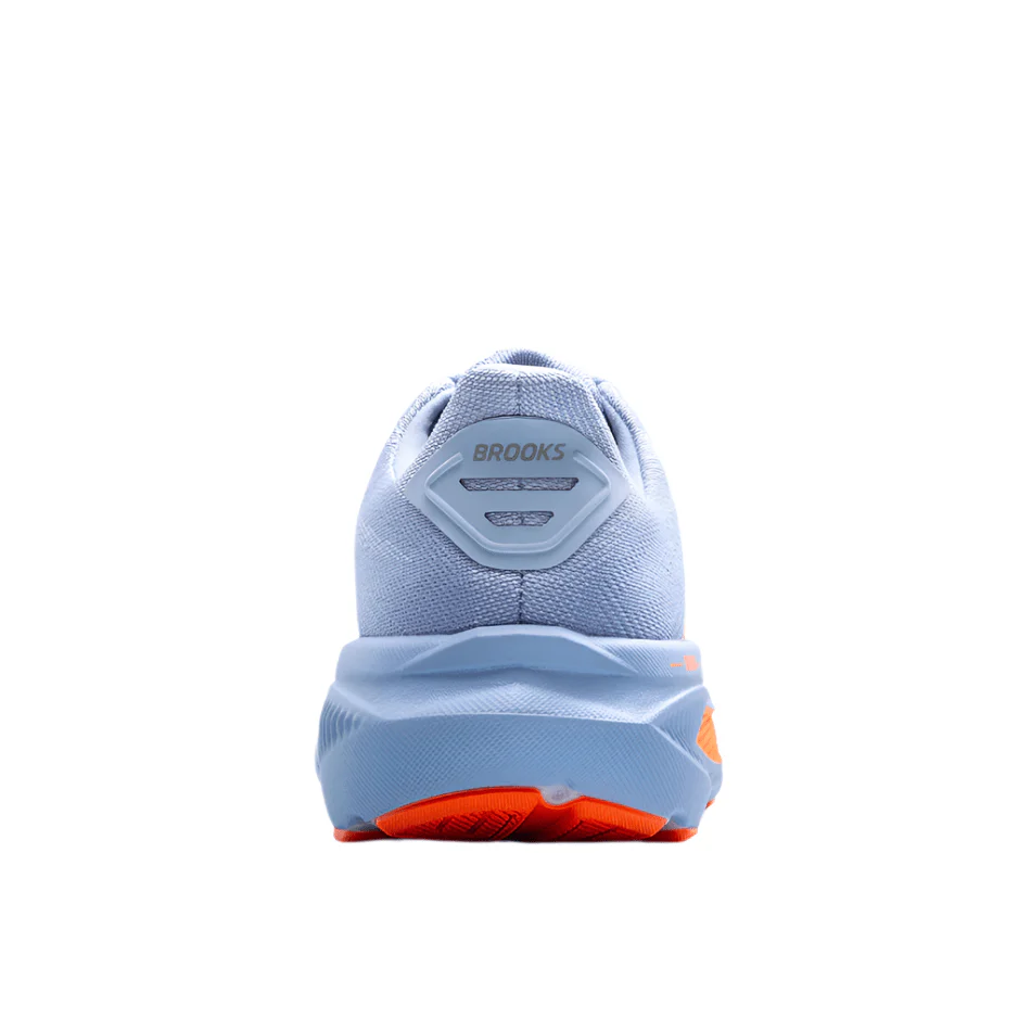 Brooks Women's Ghost 17 Running Shoes in Blue Heron/White/Orange AW25 - Image 4