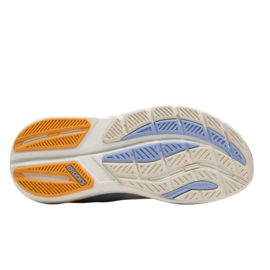Brooks Women's Ghost Max 3 Running Shoes in Coconut/Blue Heron/Orange AW25 - Image 4