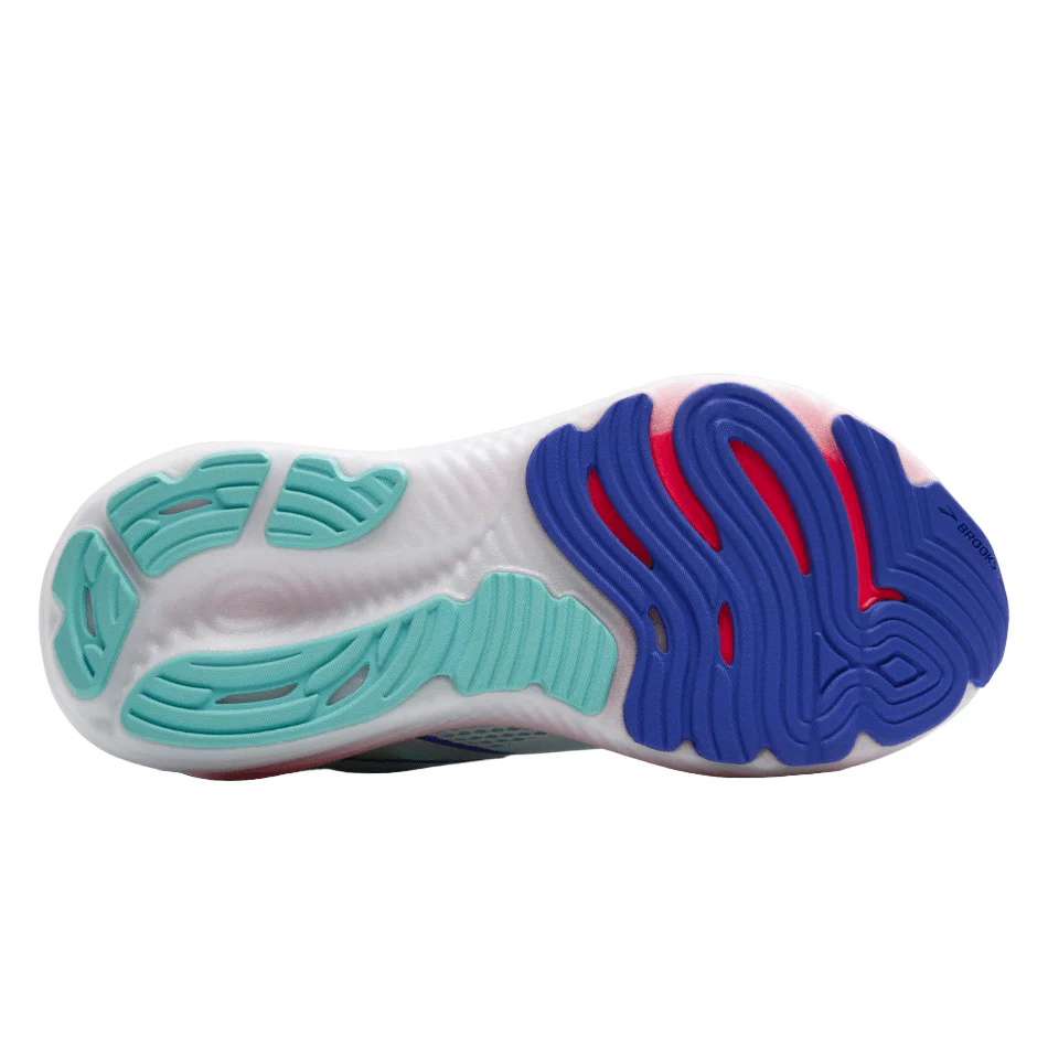 Brooks Women's Glycerin 22 Running Shoes in White/Limpet Shell/Amparo Blue SS25 - Image 3