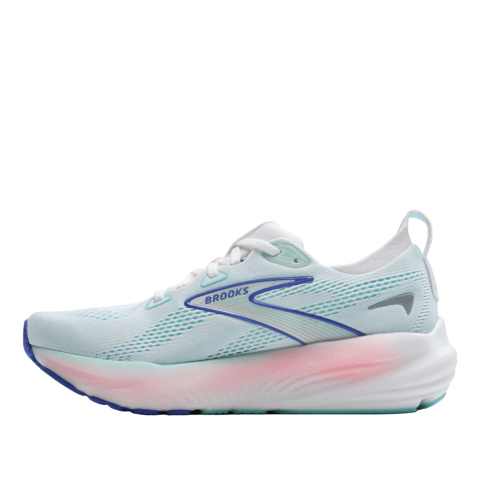 Brooks Women's Glycerin 22 Running Shoes in White/Limpet Shell/Amparo Blue SS25 - Image 4