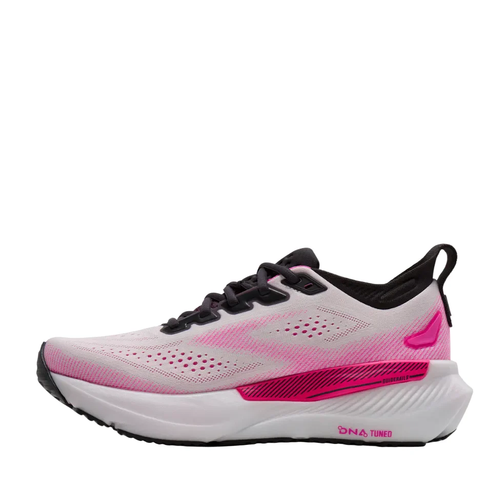 Brooks Women's Glycerin GTS 23 Running Shoes in White/Phantom/Cyber Pink SS26 - Image 5