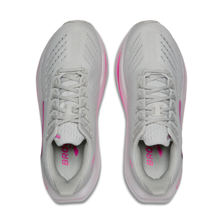 Brooks Women's Glycerin Max 2 Running Shoes in Oyster/Argyle/Cyber Pink SS26 - Image 2