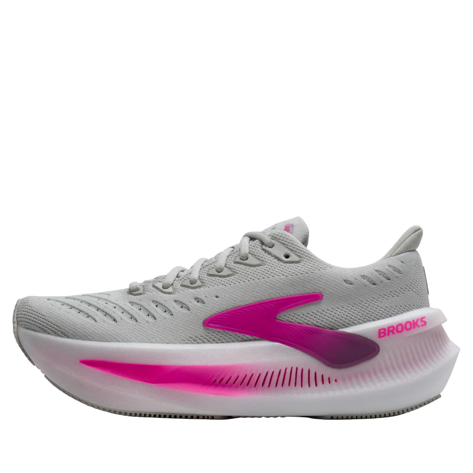 Brooks Women's Glycerin Max 2 Running Shoes in Oyster/Argyle/Cyber Pink SS26 - Image 5