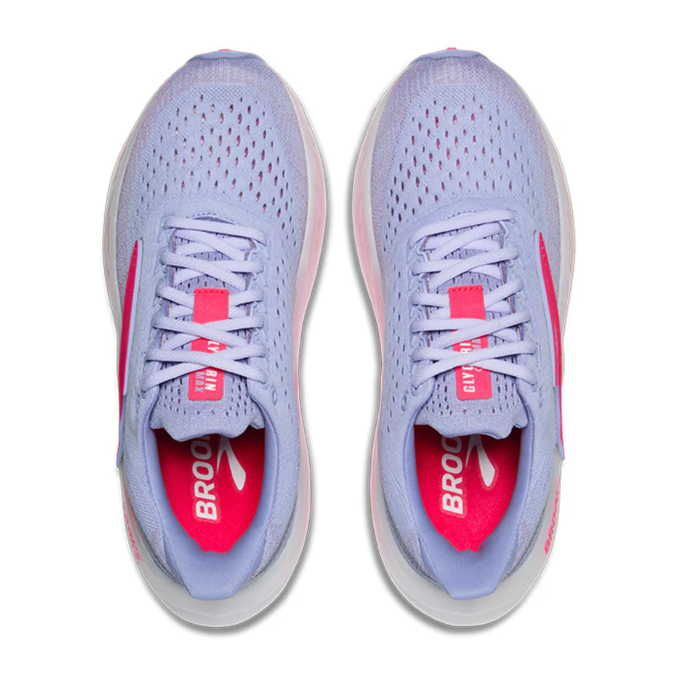 Brooks Women's Glycerin Max Running Shoes in Blue Heron/Diva Pink/White AW25 - Image 2