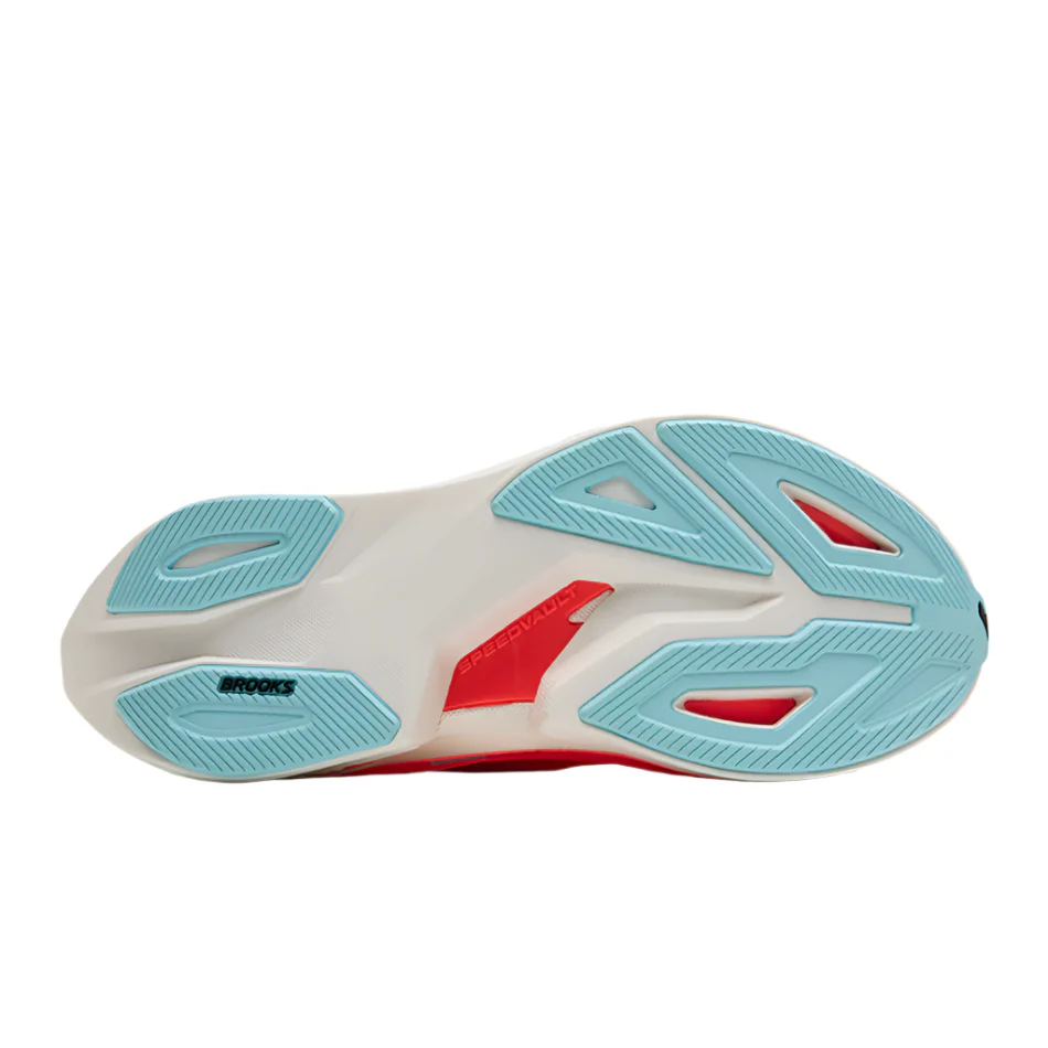 Brooks Women's Hyperion Max 3 Running Shoes in Coconut/Fiery Coral/Atomizer AW25 - Image 4
