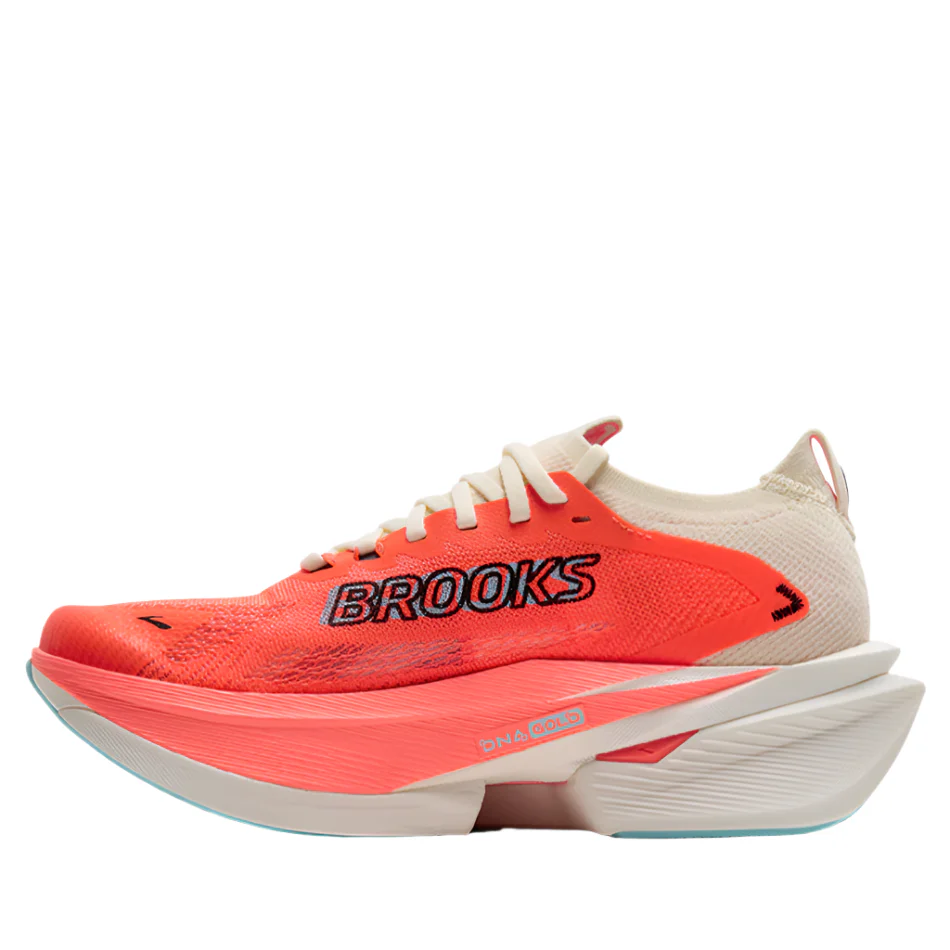 Brooks Women's Hyperion Max 3 Running Shoes in Coconut/Fiery Coral/Atomizer AW25 - Image 5