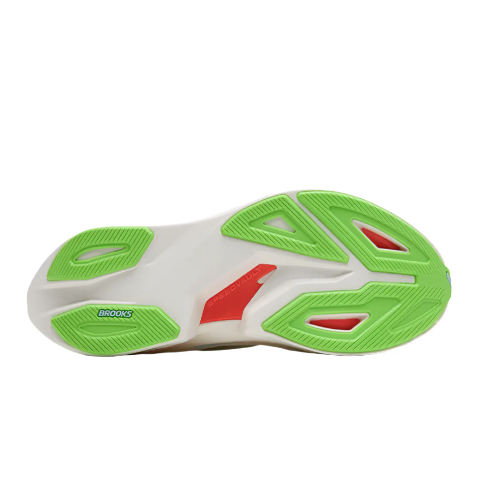 Brooks Women's Hyperion Max 3 Running Shoes in Coconut/Green Gecko/Pink Clay AW25 - Image 4