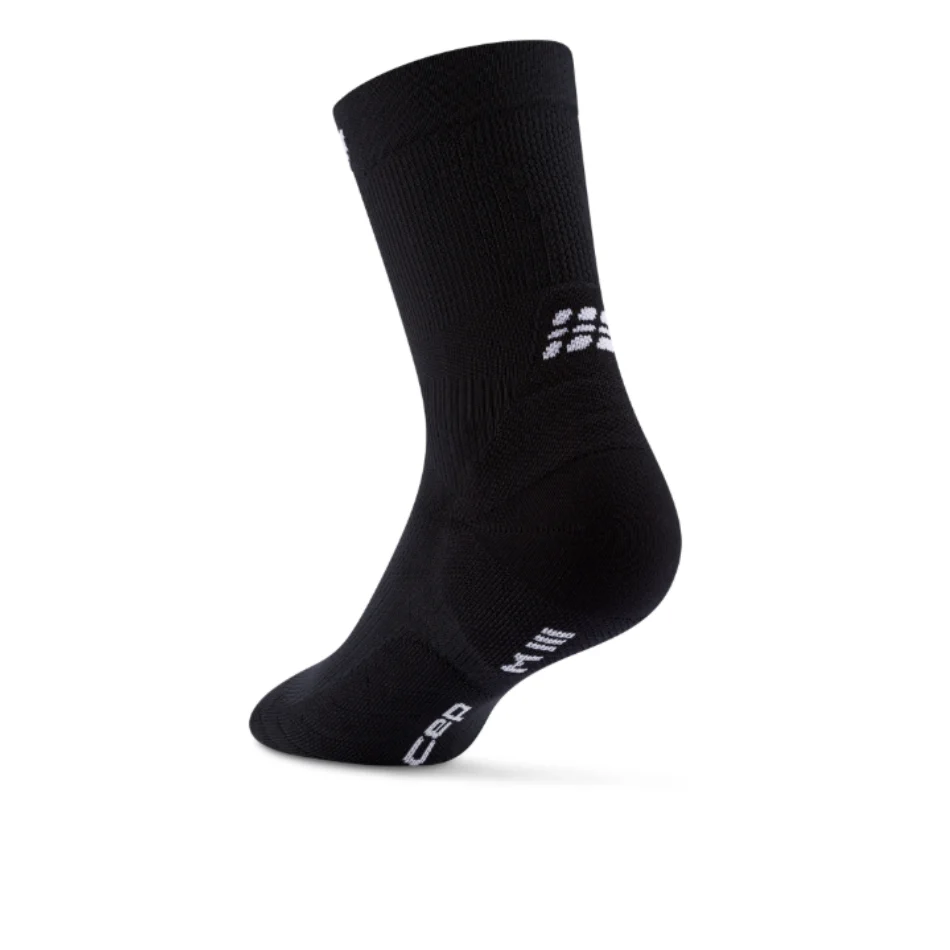 CEP Women's Core Run 5.0 Mid Cut Sock in Black - Image 3