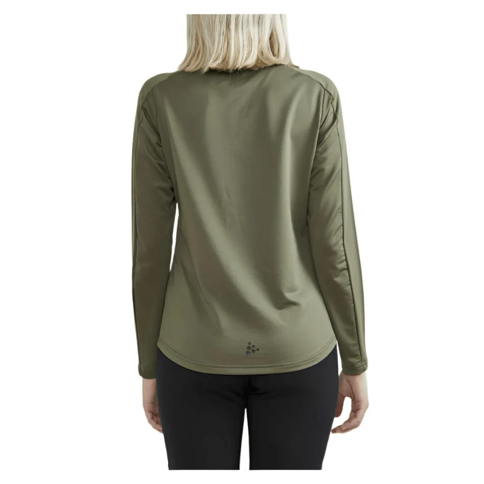 Craft Women's Core Gain Midlayer with 1/4 Zip in Rift Green AW24 - Image 3