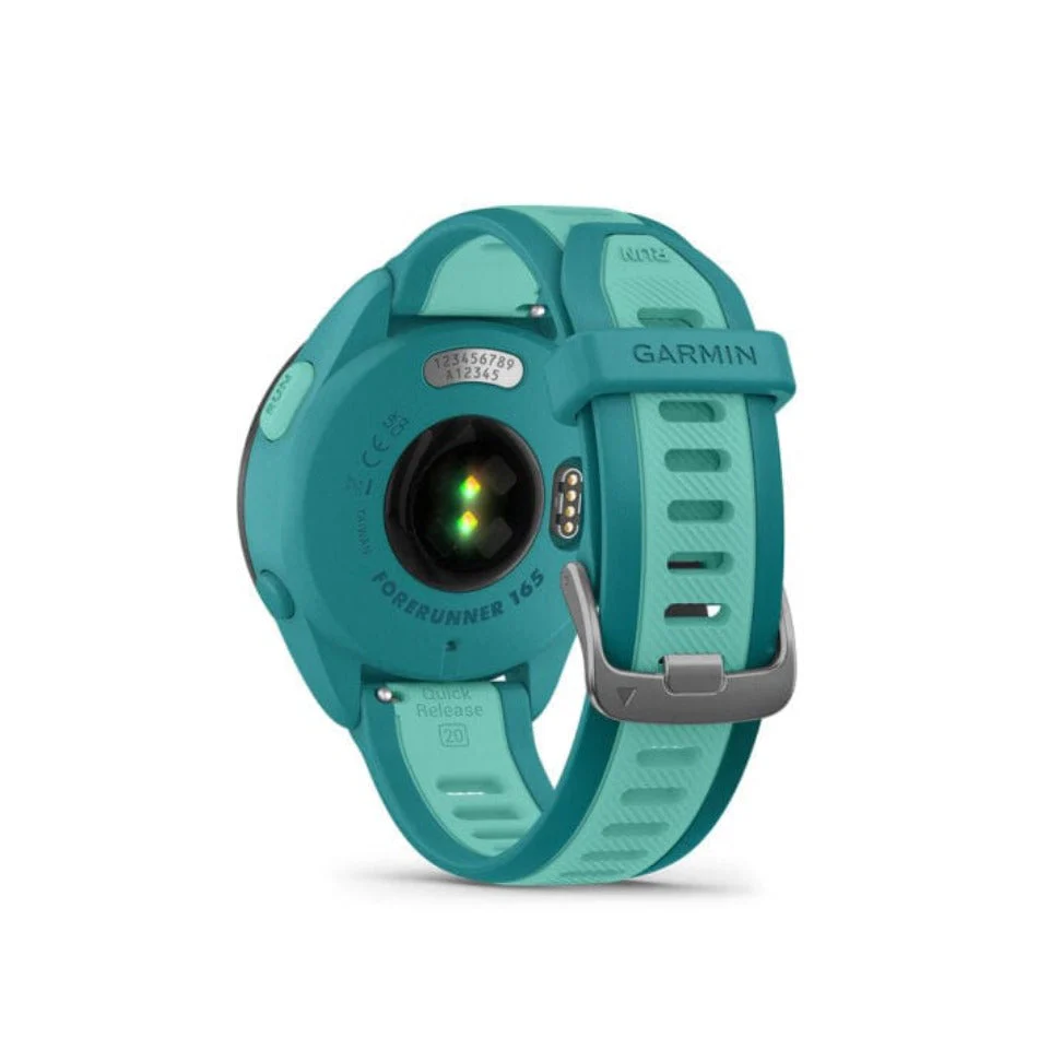 Garmin Unisex Forerunner 165 Music Running Watch in Turquoise and Aqua - Image 5