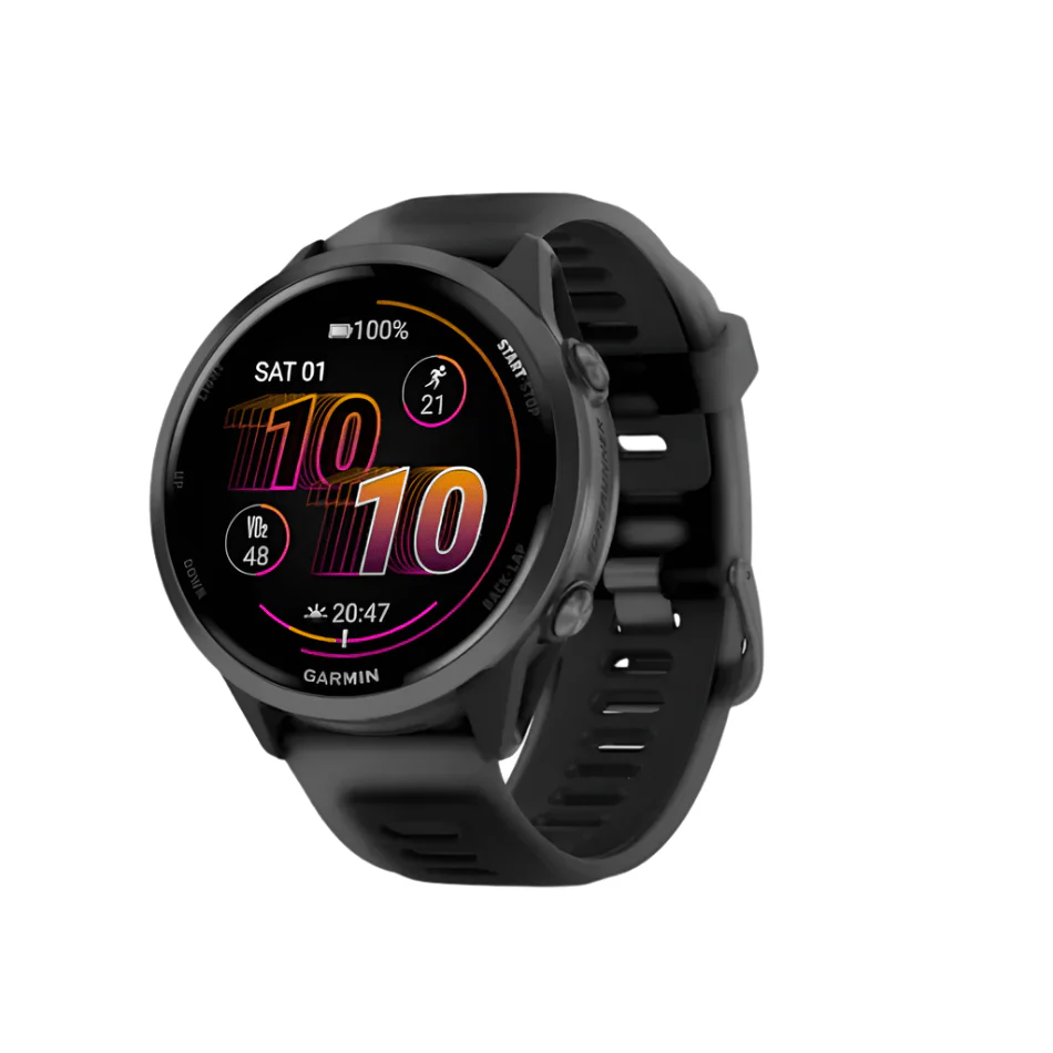 Garmin Unisex Forerunner 570 47mm GPS Running Watch in Black