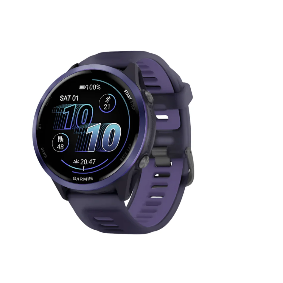 Garmin Unisex Forerunner 570 47mm GPS Running Watch in Imperial Purple/Indigo