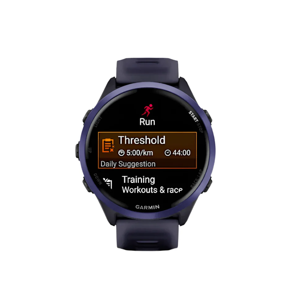 Garmin Unisex Forerunner 570 47mm GPS Running Watch in Imperial Purple/Indigo - Image 2