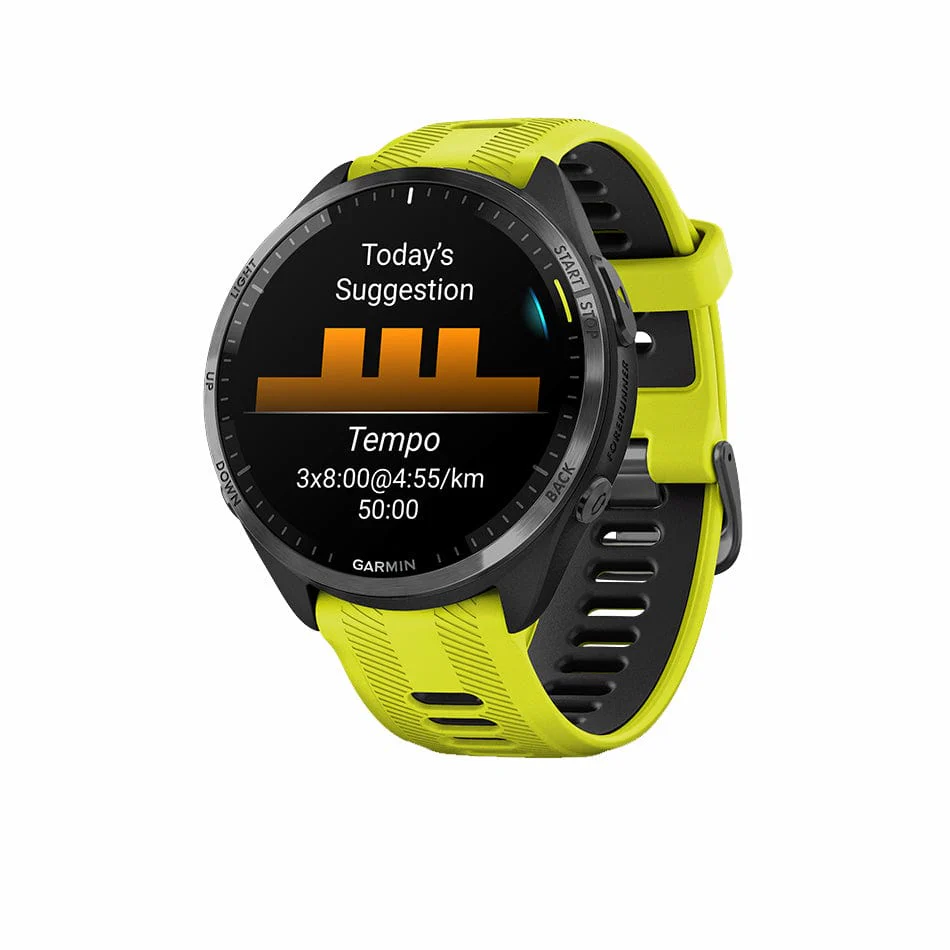 Garmin Unisex Forerunner 965 Running Shoes in Amp Yellow/Black - Image 3