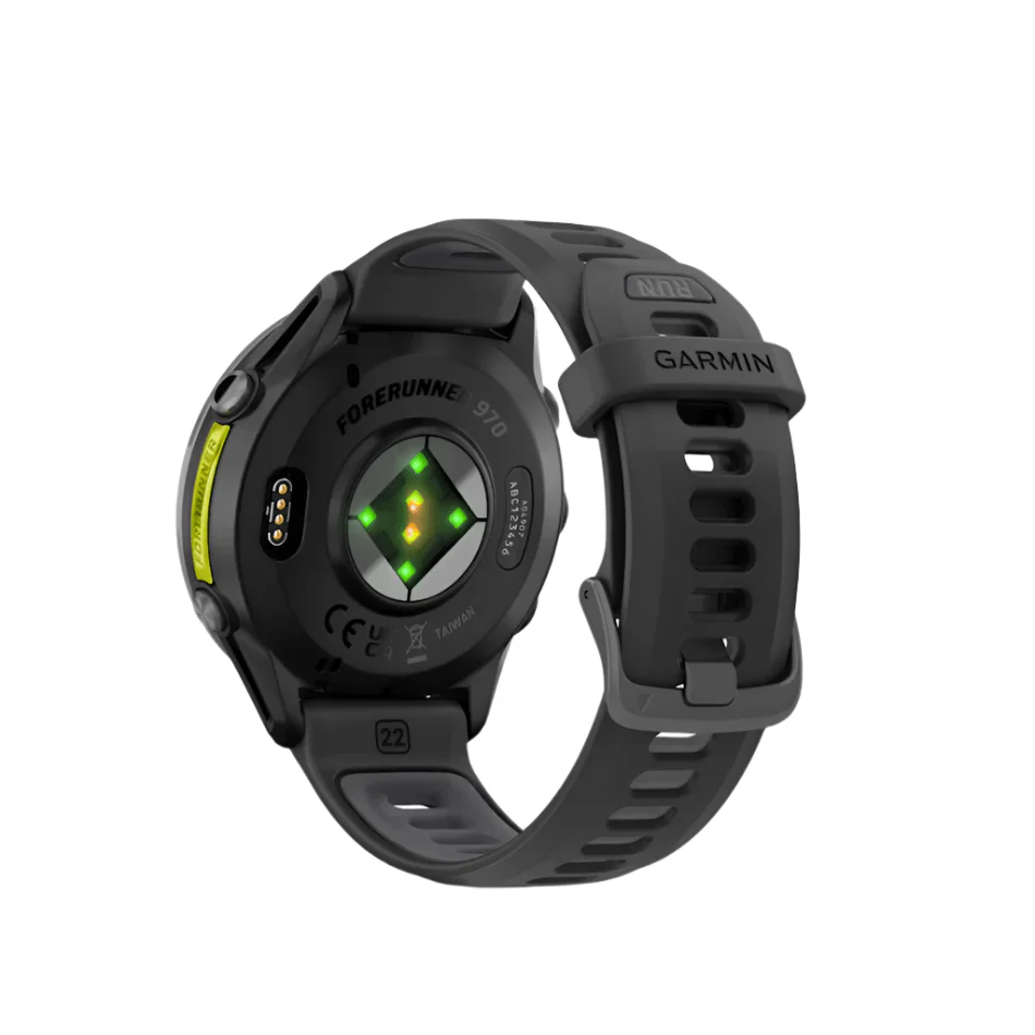 Garmin Unisex Forerunner 970 GPS Running Watch in Black/Translucent Whitestone - Image 3