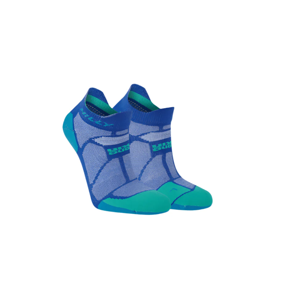 Hilly Marathon Fresh Socklet Min Running Socks in Sapphire/Teal SS25 - Image 2
