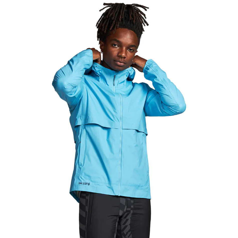 Janji Men's Rainrunner Pack Jacket in Skybird AW25 - Image 4