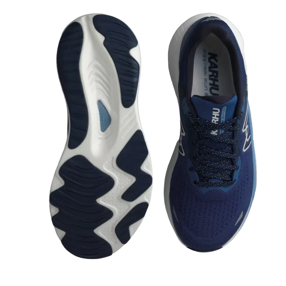 Karhu Men's Mestari Run 2.0 Running Shoes in Navy Peony/Dusk Blue SS26 - Image 2