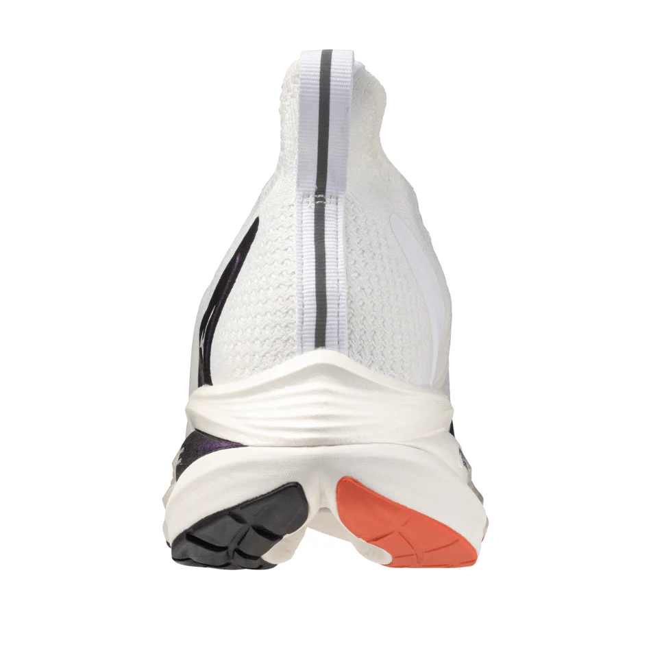 Mizuno Men's Neo Vista 2 Running Shoes in White/White/Iris Bloom AW25 - Image 4