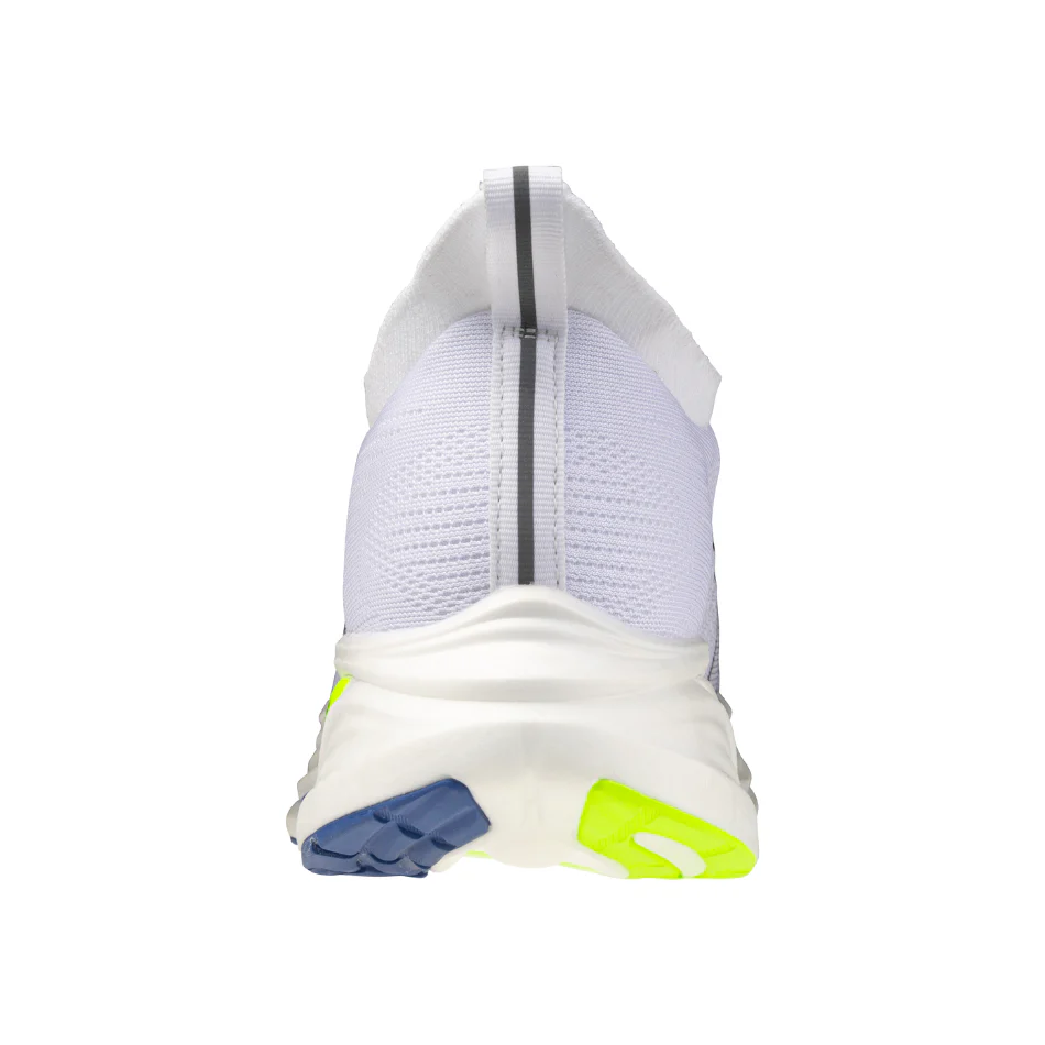 Mizuno Men's Neo Zen 2 Running Shoes in White/Estate Blue/Lightening Yellow SS26 - Image 2