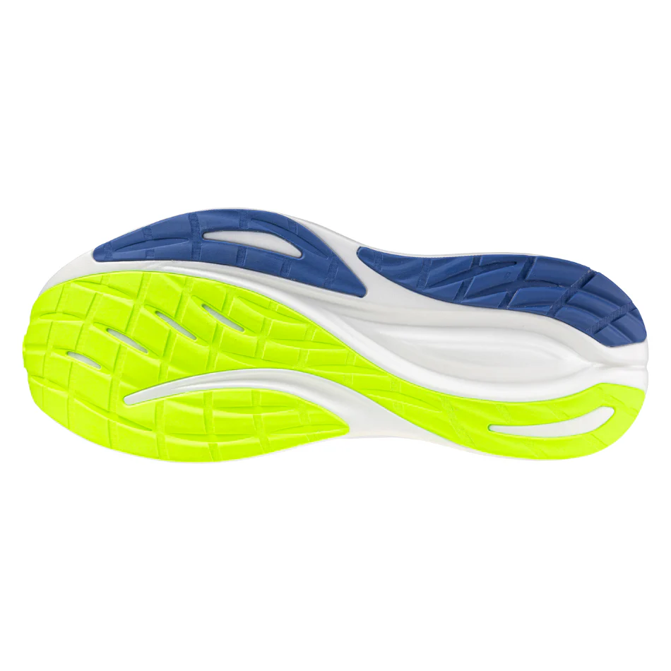 Mizuno Men's Neo Zen 2 Running Shoes in White/Estate Blue/Lightening Yellow SS26 - Image 5