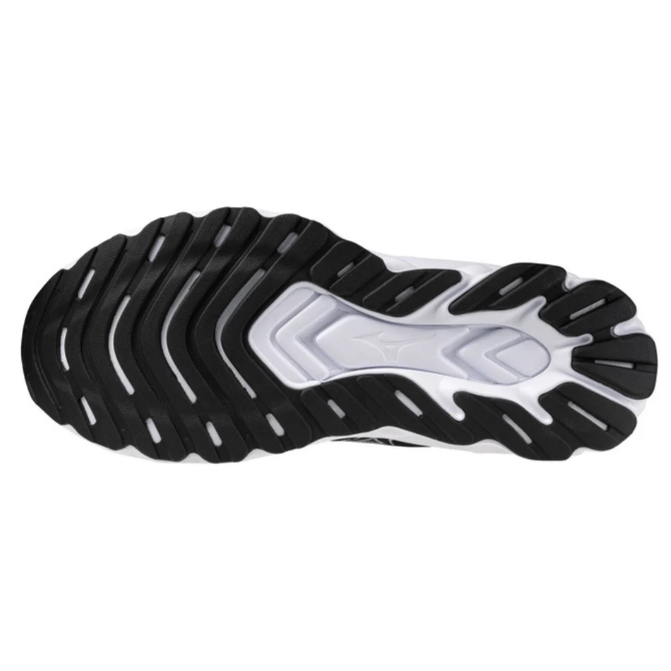 Mizuno Men's Wave Skyrise 6 Running Shoes in Black/White/Blue Pace SS25 - Image 3