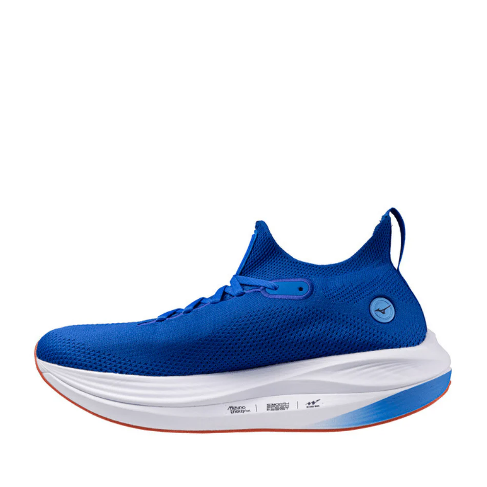Mizuno Unisex Neo Vista Running Shoes in Oni Demon Mizuno Ignition Red/Black/Baseball Blue SS25 - Image 3