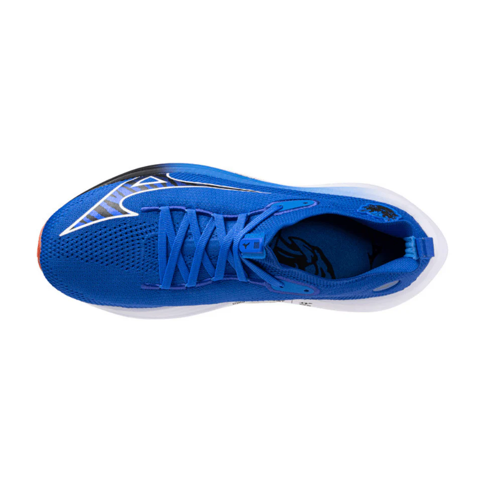 Mizuno Unisex Neo Vista Running Shoes in Oni Demon Mizuno Ignition Red/Black/Baseball Blue SS25 - Image 4