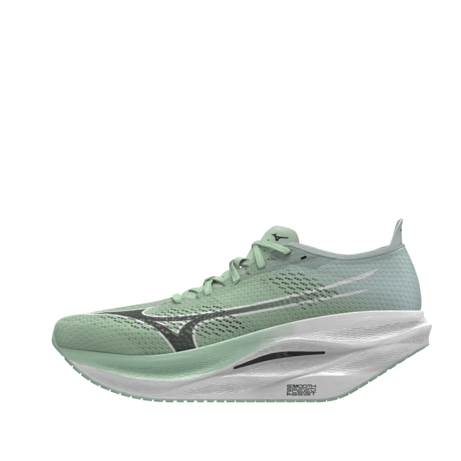 Mizuno Unisex Wave Rebellion Pro 3 Running Shoes in Neo Mint/Black/Hint of Mint SS25 - Image 5