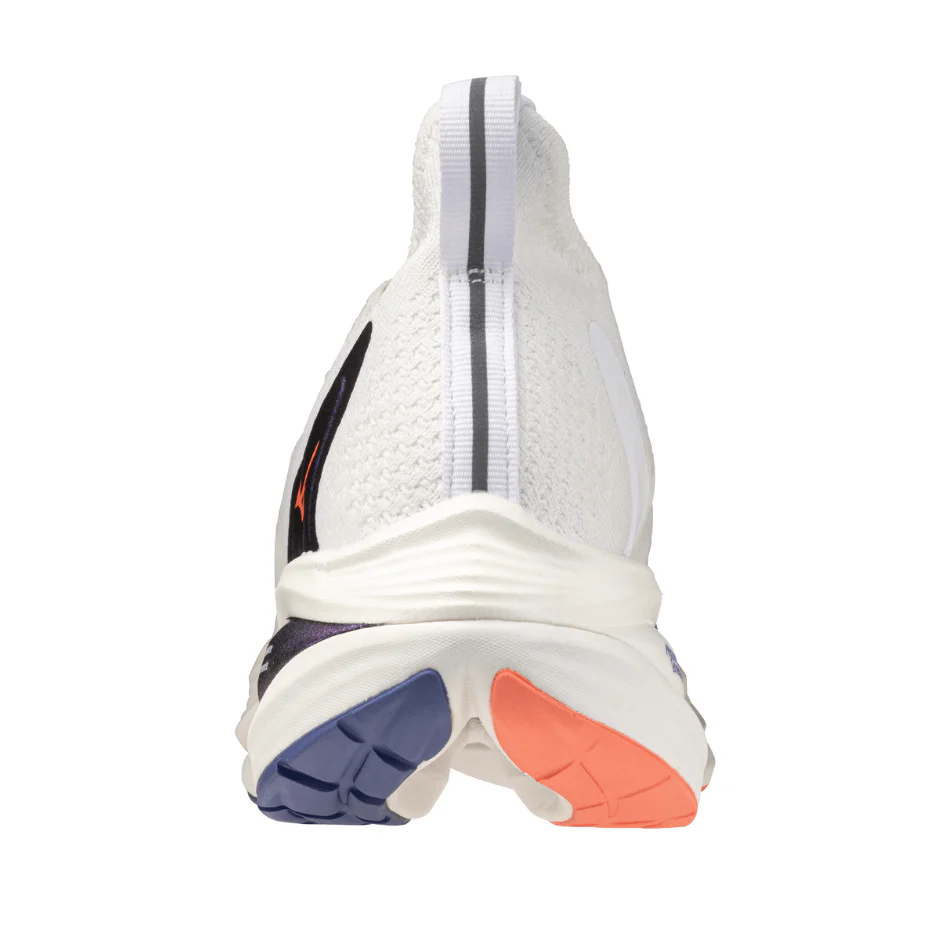 Mizuno Women's Neo Vista 2 Running Shoes in White/Striking Coral/Iris Bloom AW25 - Image 4
