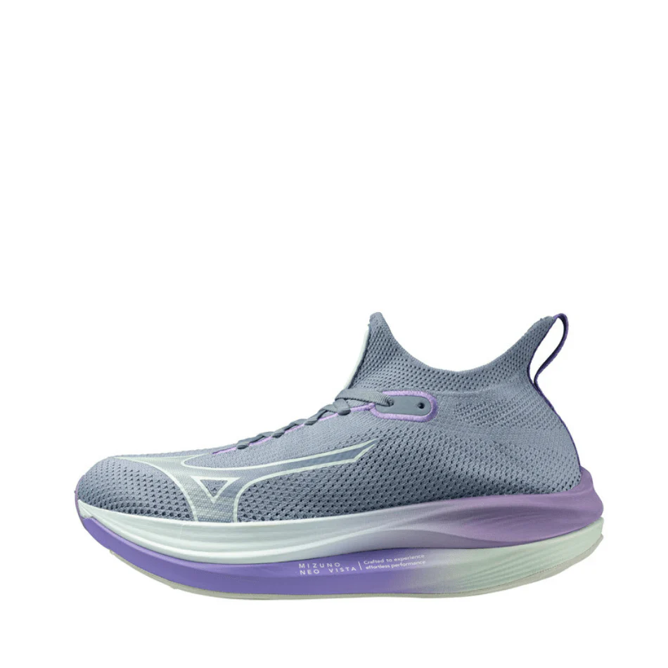 Mizuno Women's Neo Vista Running Shoes in Citadel/Bay/Paisley Purple SS25 - Image 6