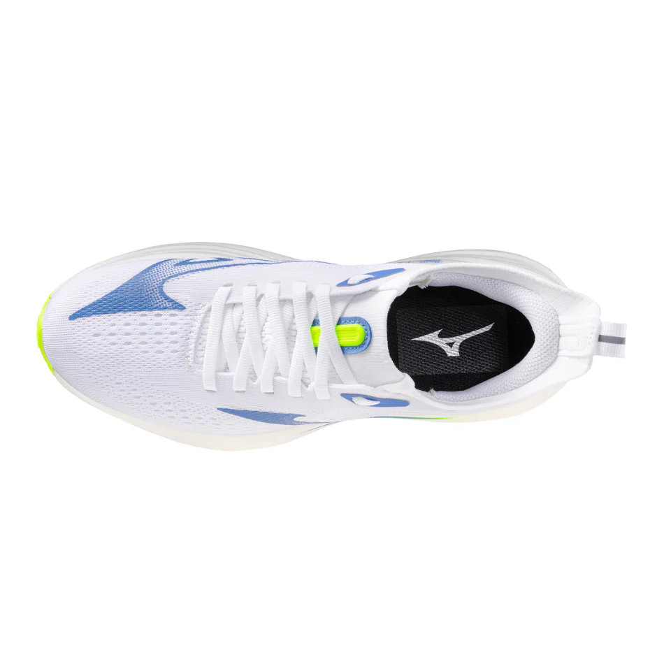 Mizuno Women's Neo Zen 2 Running Shoes in White/Utramarine/Lightening Yellow SS26 - Image 4