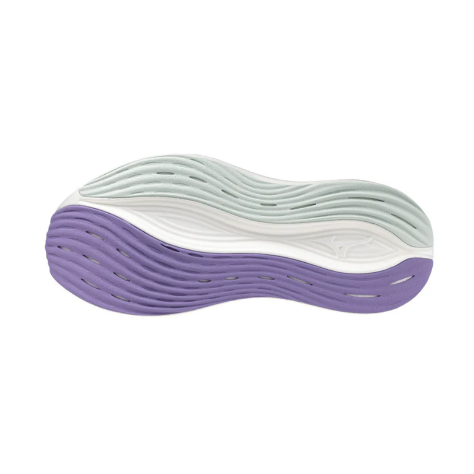 Mizuno Women's Neo Zen Running Shoes in Hint of Mint/India Ink/Paisley Purple SS25 - Image 3