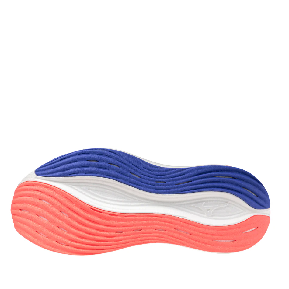 Mizuno Women's Neo Zen Running Shoes in Icelandic Blue/Silver/Striking Coral AW25 - Image 6