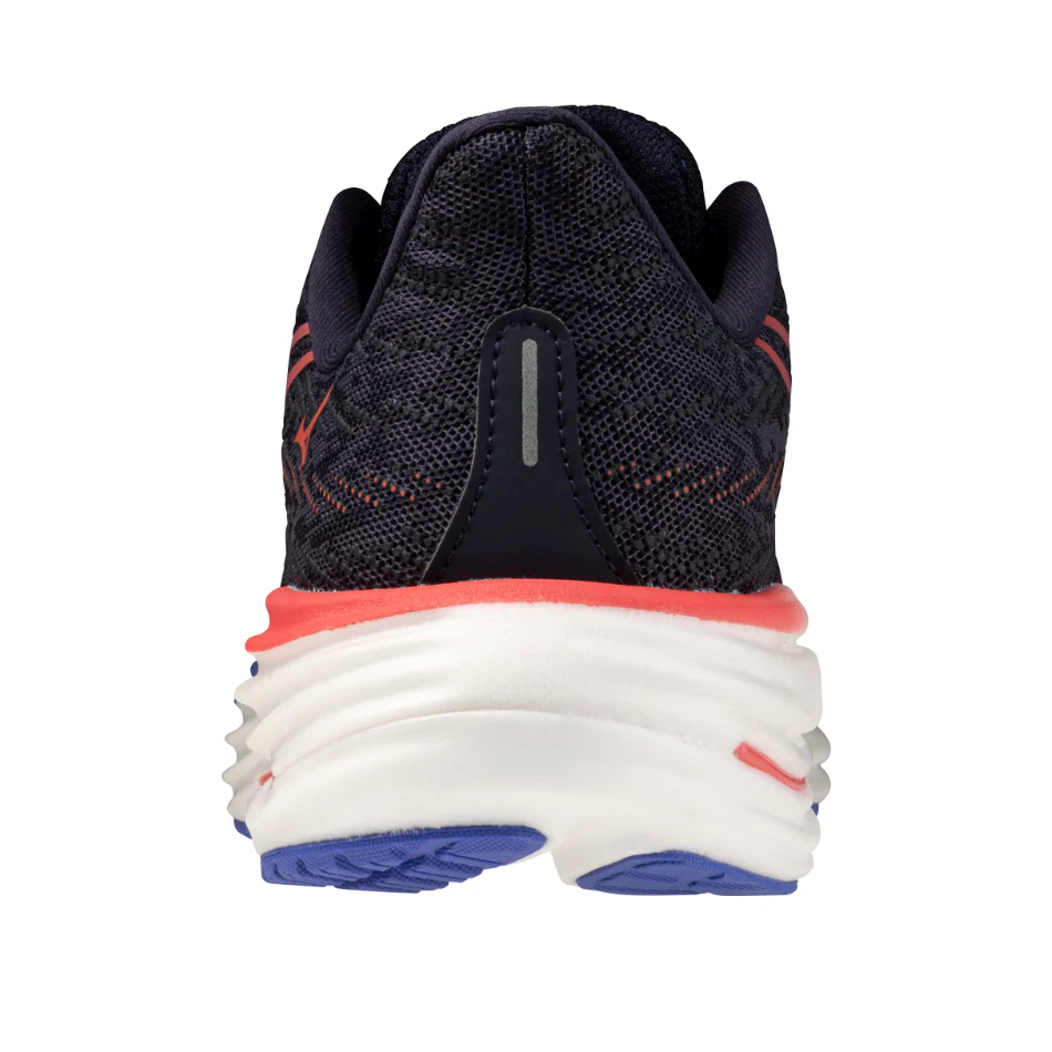 Mizuno Women's Wave Rider 29 Running Shoes in Odyssey Gray/Iris Bloom/Calypso Coral AW25 - Image 5