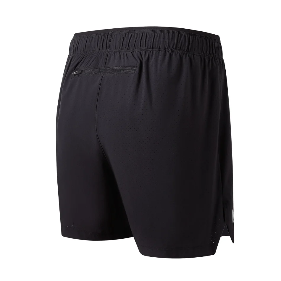 New Balance Men's 5" London Edition Graphic RC Running Short in Black SS25 - Image 6