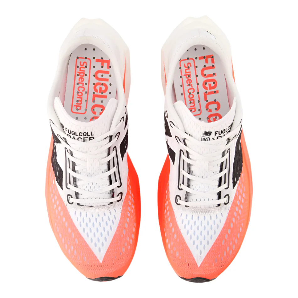 New Balance Men's Fuelcell Supercomp Pacer v2 Running Shoes in Urgent Red/White/Black AW25 - Image 3