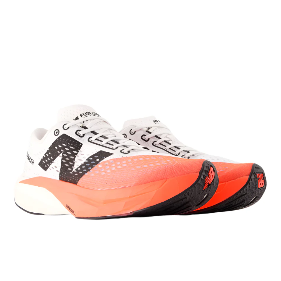 New Balance Men's Fuelcell Supercomp Pacer v2 Running Shoes in Urgent Red/White/Black AW25 - Image 4