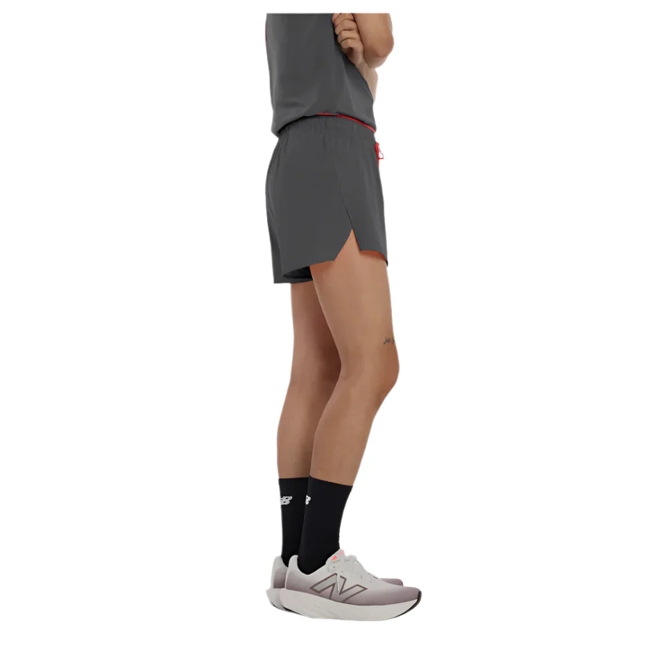 New Balance Men's RC Ultra Light Seamless Split Short 3" in Urgent Red AW25 - Image 3
