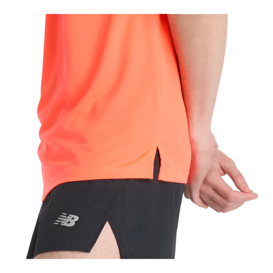New Balance Men's Sport Essentials Short Sleeved Tee in Urgent Red AW25 - Image 3