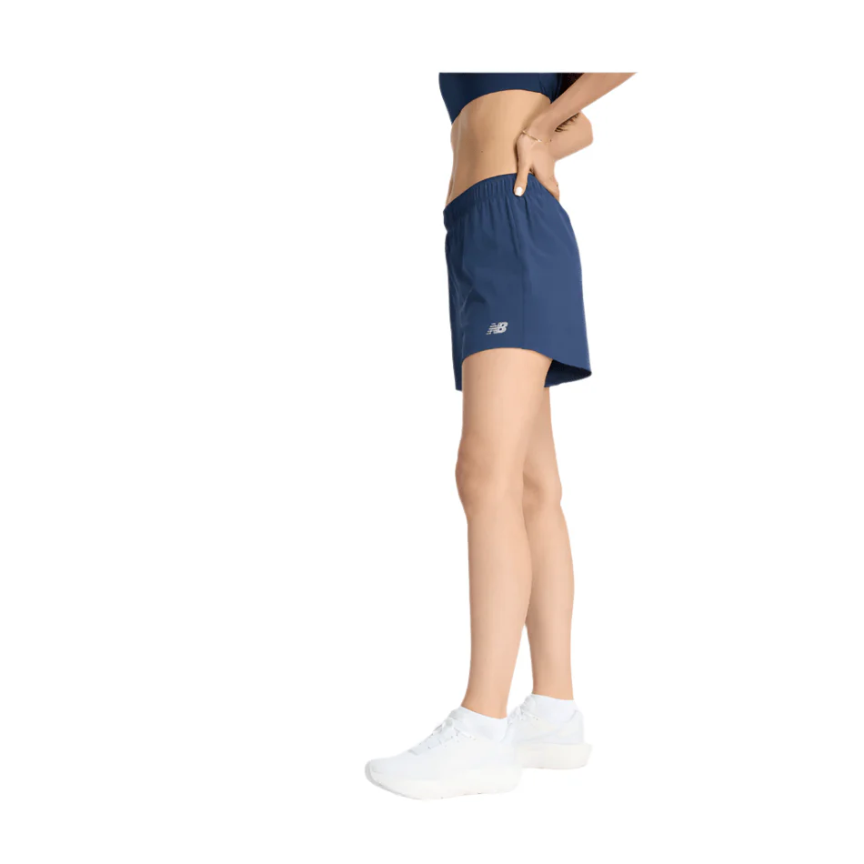 New Balance Women's RC 5" Short in Navy SS25 - Image 5